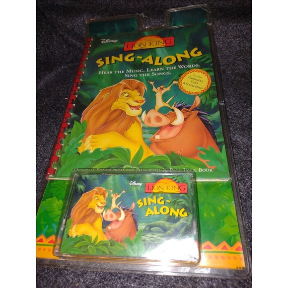 Walt Disney Vintage Read A Long Cassette And Books lion king, jungle book new - Picture 2 of 13